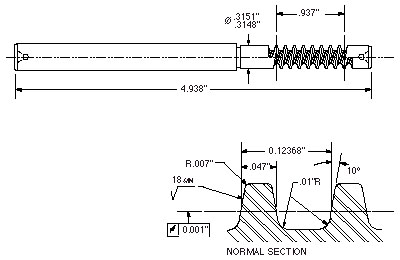 Whirling Small Motor Armature Shaft