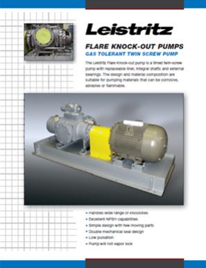 Flare Knock-Out Pumps